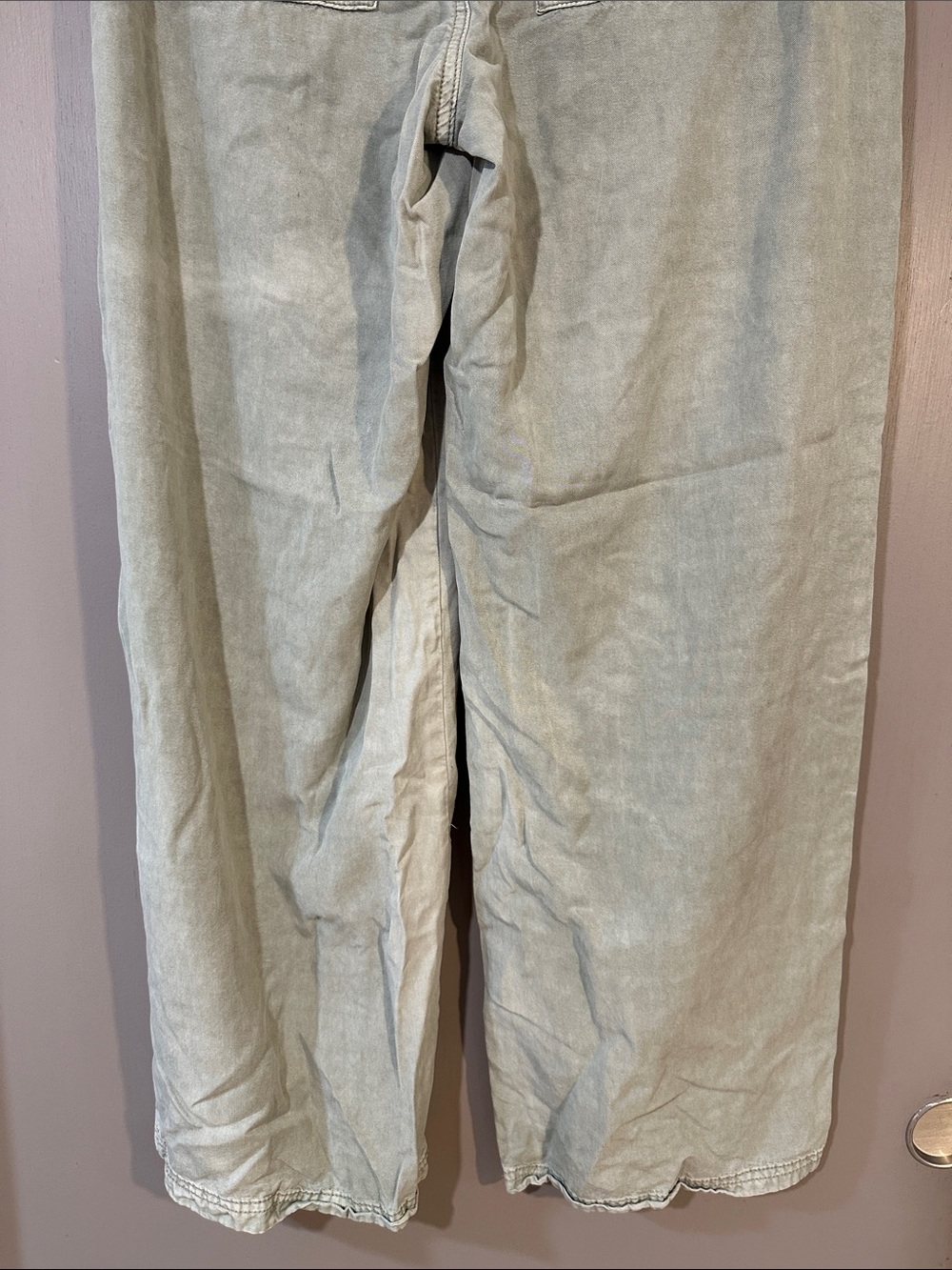 American Eagle Olive Green Utility Cargo Pants Women’s Size 8 Straight 28 Inseam - Picture 8 of 8